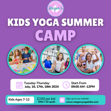  Kids Yoga Summer Camp (ages 7-12)